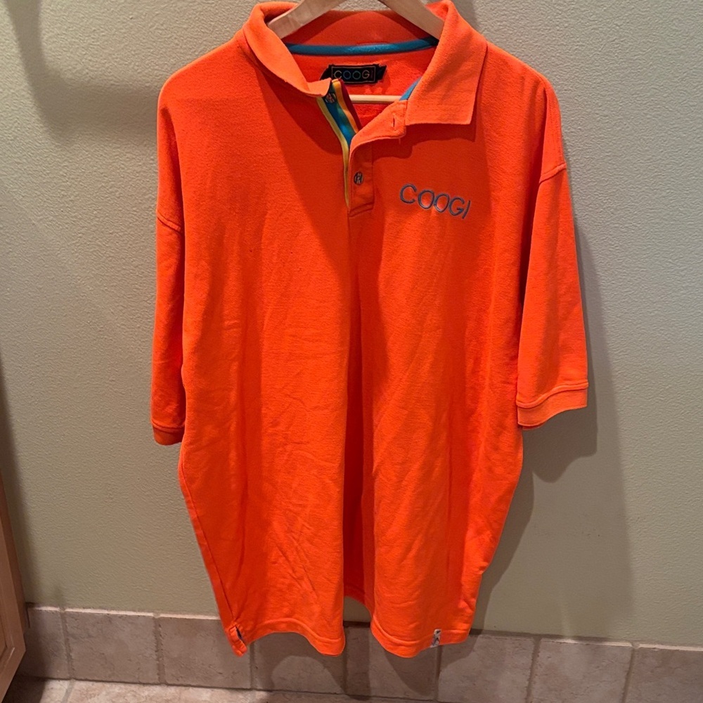 COOGI Vibrant Orange Men's Polo Shirt